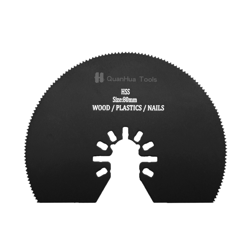 80 mm diameter Rask montering høyhastighets halvsirkelsagblad i stål QH-1010HK