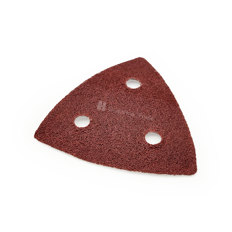 80*80mm Slitasjebestandig trepolerende trekantet sandpapir